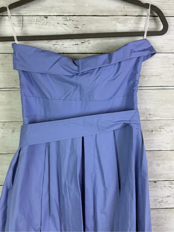 Lulus Trendsetting Choice Periwinkle Strapless Midi Dress With Pockets Size XS - Image 5