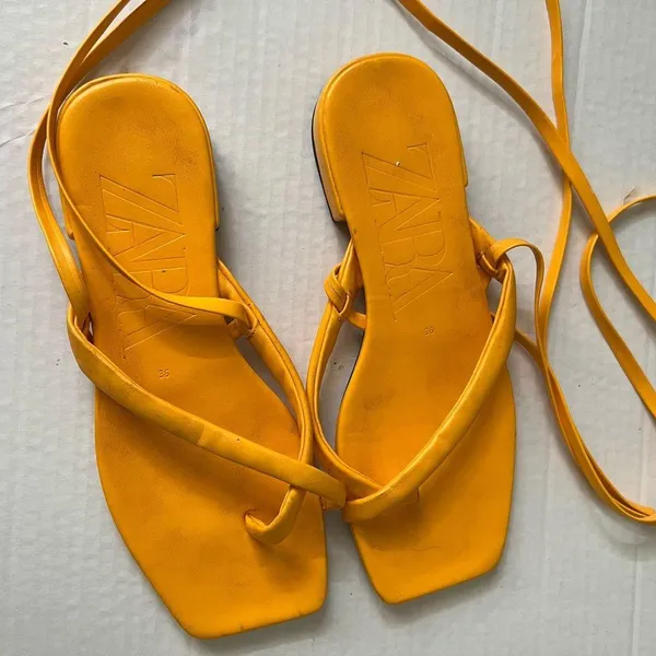 ZARA Leather Sandals - Image 5