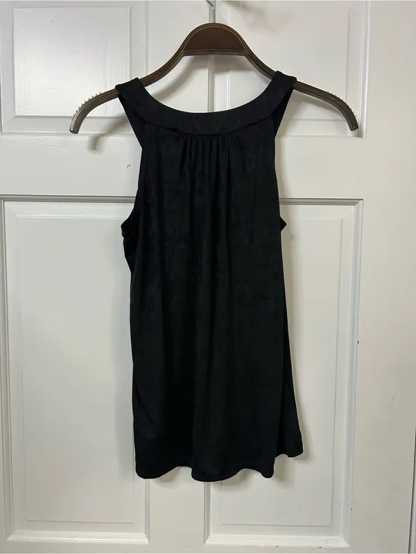 Iz Byer Black Beaded Scoop-Neck Camisole - Image 4