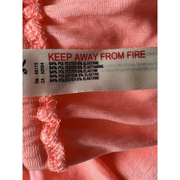 Free People Movement Tempo Ruched UV Protection Tee Orange Women's Size Small - Image 11