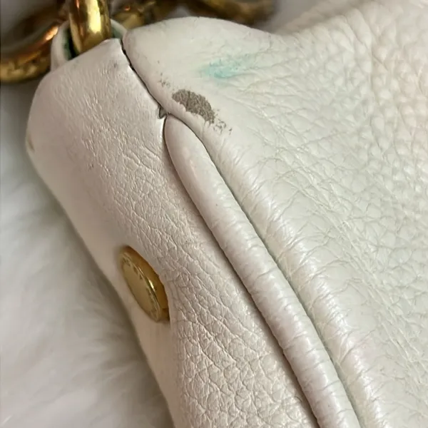 Marc Jacobs Too Hot to Handle Cream Leather‎ Bag B95 - Image 6