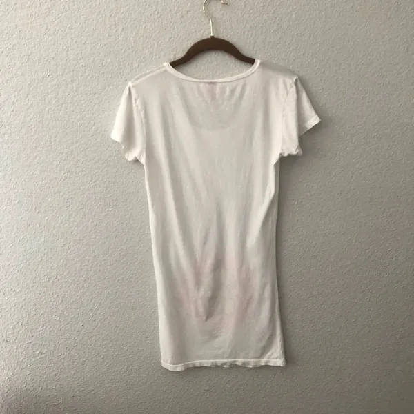 Tummy Ts Baby Girl White Maternity Tee - Image 3