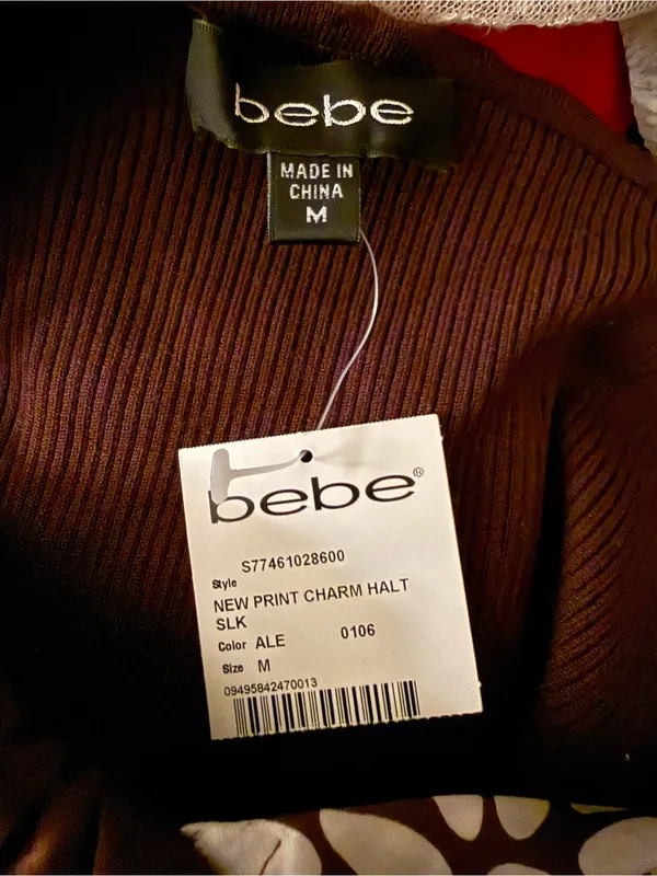 Y2K Vintage Bebe Charm Halter Top - Image 5