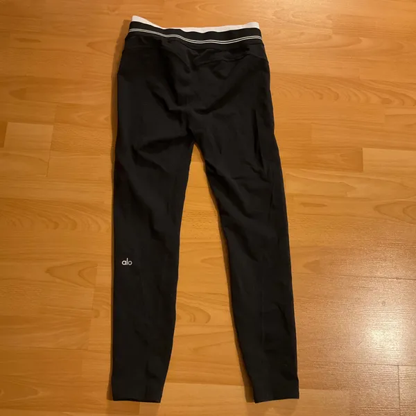 Alo Yoga Airbrush High-Waist 7/8 Better Together Legging Black/White M - Image 5