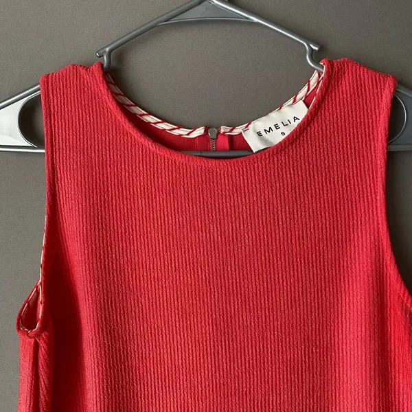 Emelia sz S red strapless sleeveless cute tank‎ top - Image 2