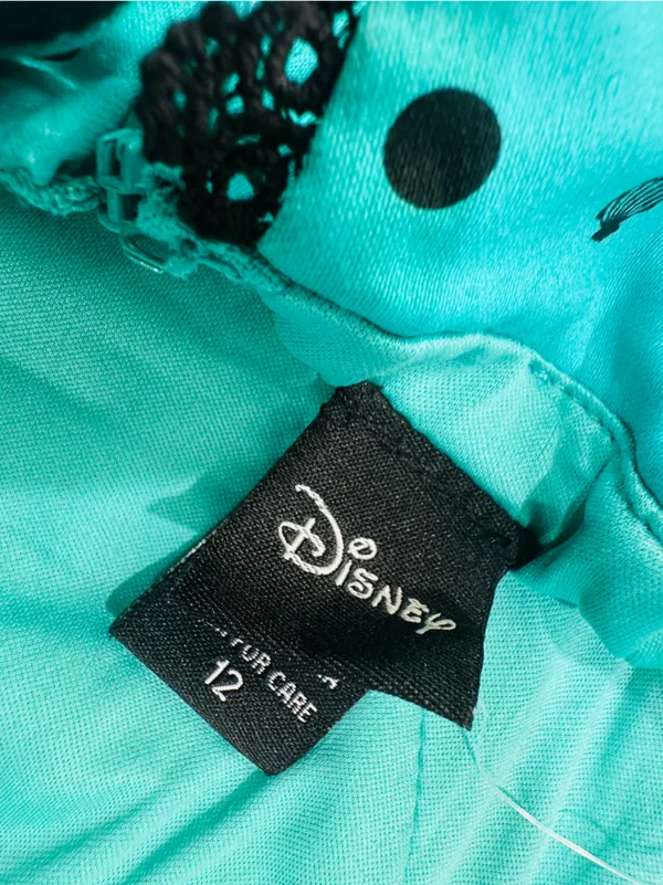 Disney torrid Teal Polka Dot Dress with Black Accents - Image 14