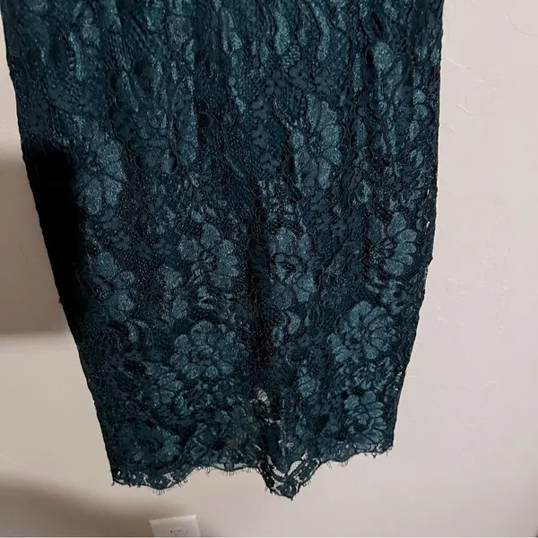 Lulu’s Extraordinary Love Forest Green‎ Lace MIDI Skirt - Image 5