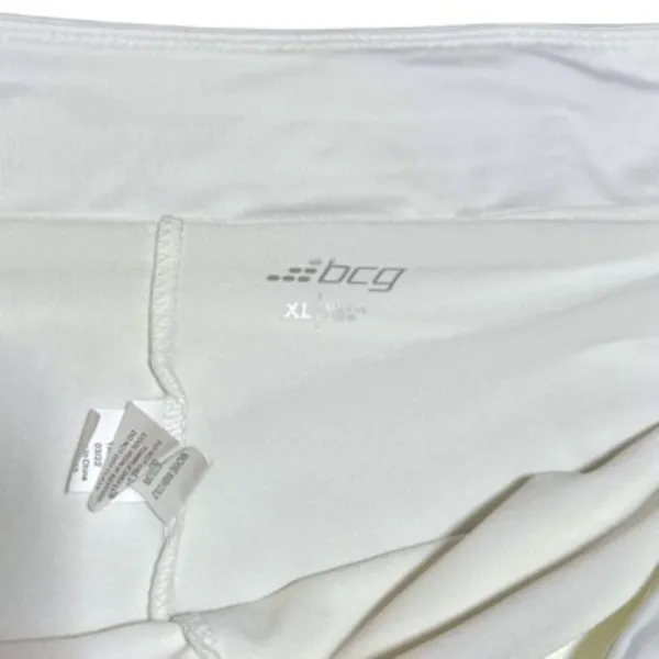 BCG White Club Sport Athletic Skort NWT Women's XL - Image 4