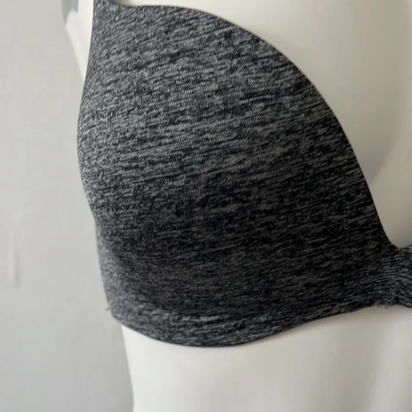 Wacoal grey swirl marbled adjustable B-Tempted T-shirt padded push up bra 32D - Image 2