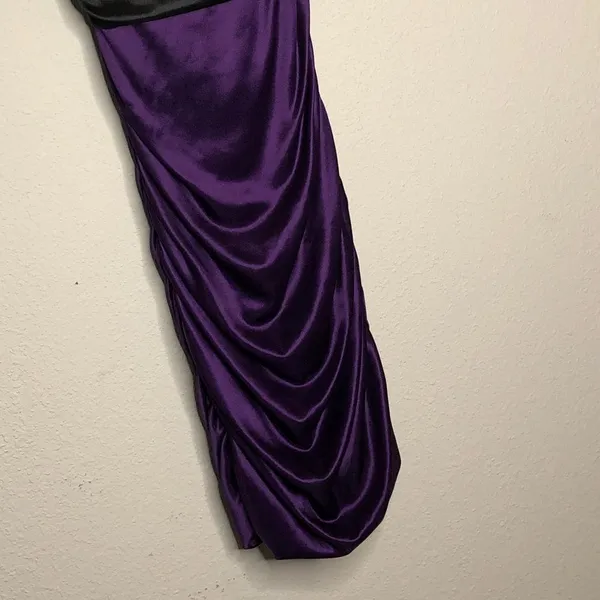 Windsor Strapless Prom Dress Purple‎ Black - Image 9