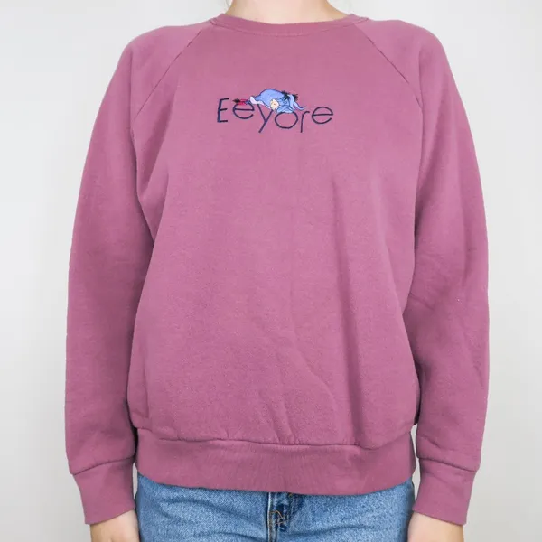Disney Vintage 90s Eeyore Embroidered Sweatshirt - Image 4