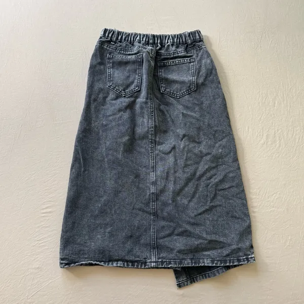 Shein asymmetric Wrap Denim Midi Skirt - Image 4