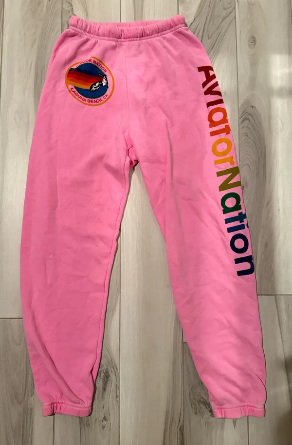 Aviator Nation Sweatpants Pink - Image 4