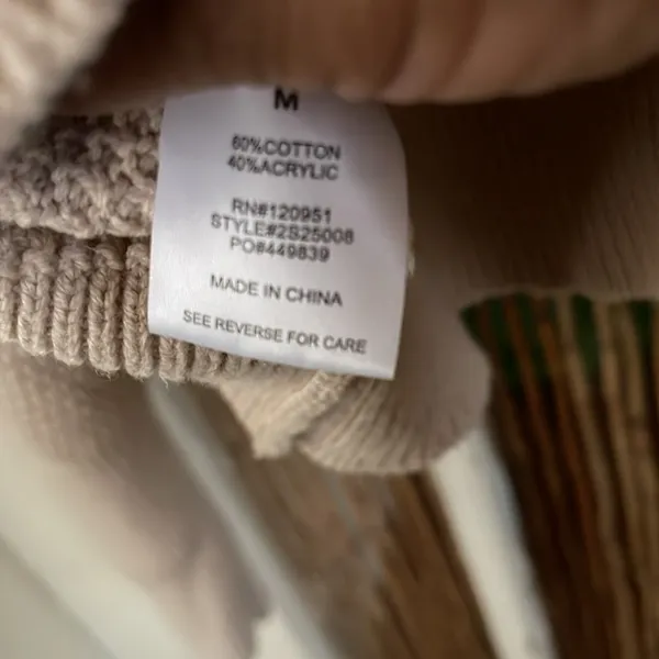 Hippie Rose tan Sweater size M - Image 5