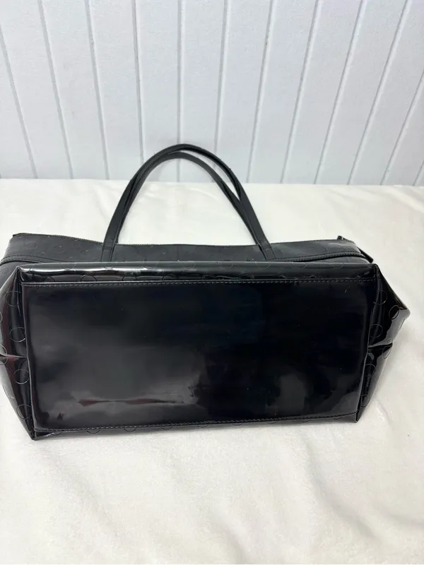 Kate Spade Patent Leather Black Polka Dot Large Tote‎ - Image 8