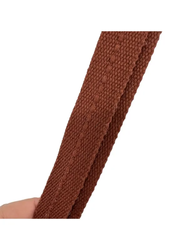 The Sak Kendra Coral Brown Leather Crossbody Bag Adjustable Strap Front Buckle - Image 10