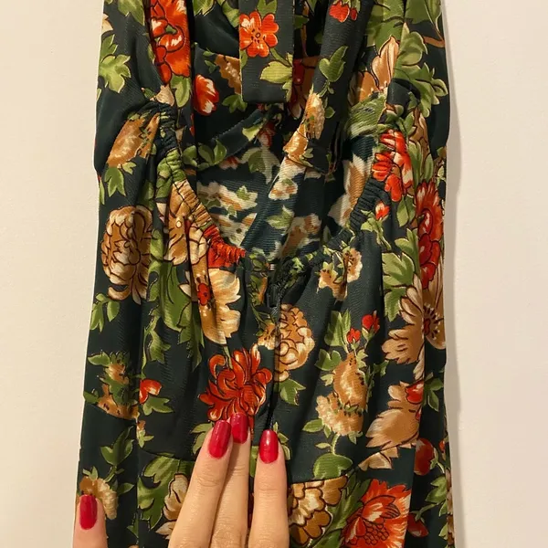 Floral Vintage Maxi Dress - Image 6