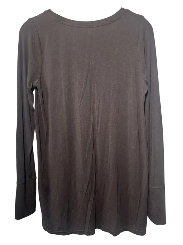 Aerie Offline Charcoal Jersey Stretch Lounge Long Sleeve Top - Image 7