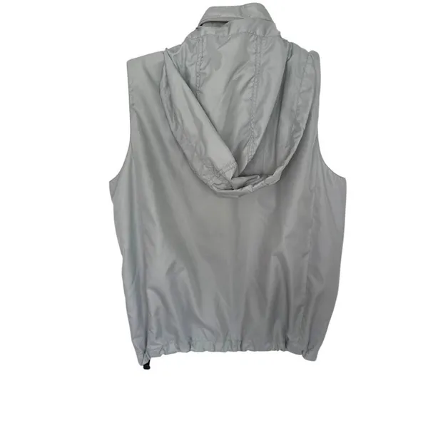 Lauren Ralph Lauren Jacket Womens Small Zip Lined‎ Vest Grey Windbreaker Outdoor - Image 4