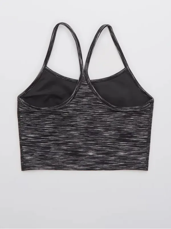 OFFLINE By Aerie Seamless Space-Dye Crop Tank - Navy - Image 4