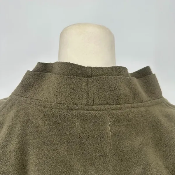 AVATAR CLOTHING Nepal Green‎ Wrap Fleece Top Sweater Wooden Button Size Medium - Image 6
