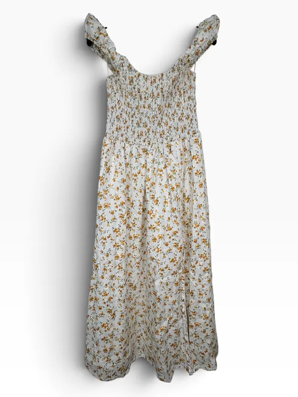 REFORMATION Linen Tavi Dress in floral Adagio Size S - $248. - Image 6