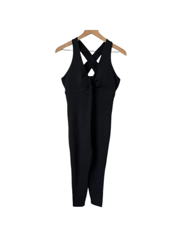 Fabletics Oasis Twist Front 7/8 Jumpsuit in black M - Image 5