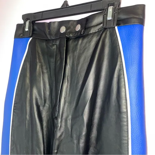 The Ragged Priest XS Revolver Pants Black and Blue Colorblock Pants - Image 3