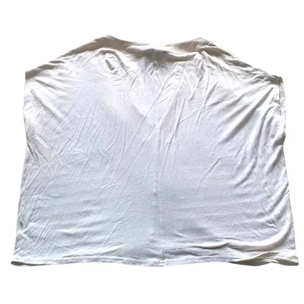 Modern Citizen Top Womens Large White Deep V-Neck Relaxed Minimalist MC21T209 - Image 3