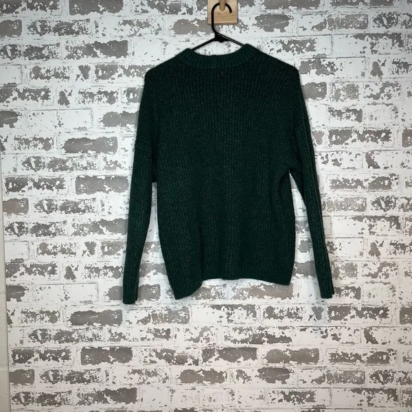 American Eagle | women knitted crewneck sweater oversized cropped - Image 6