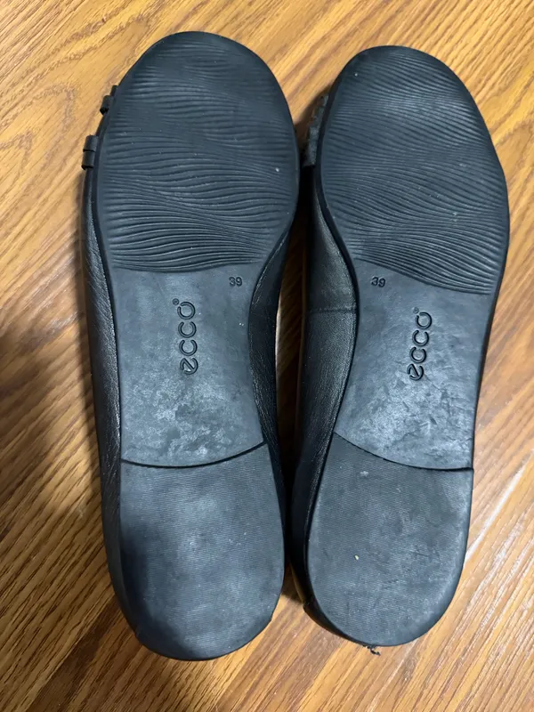 ECCO Kelly ballerina flat metallic grey size 8.5 - Image 7