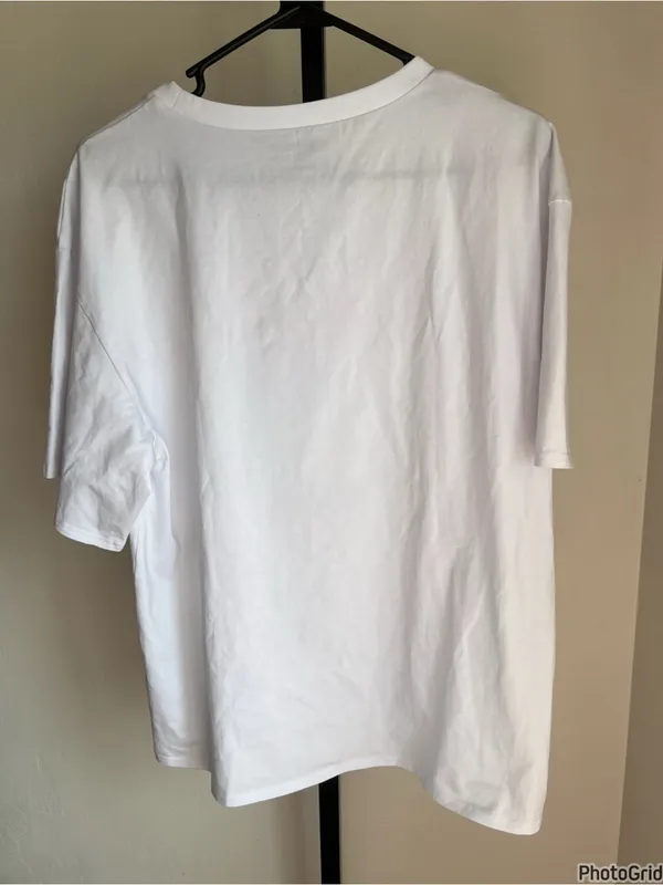 Alden Adair River White Graphic Mojita Oversized Tee Medium - Image 3