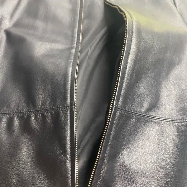 COLEBROOK Women’s Black Soft Leather Jacket Size Large - Image 5