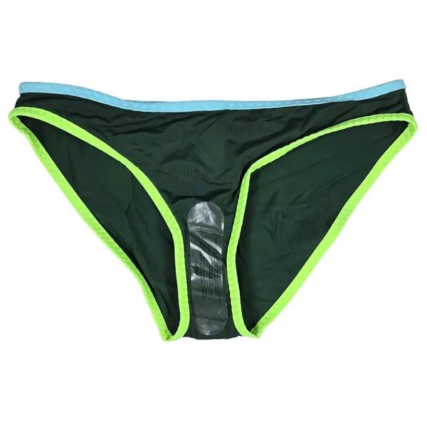 Aerie‎ Bikini Bottoms Women XS Green Neon Trim Swimwear Beach Pool - Image 3