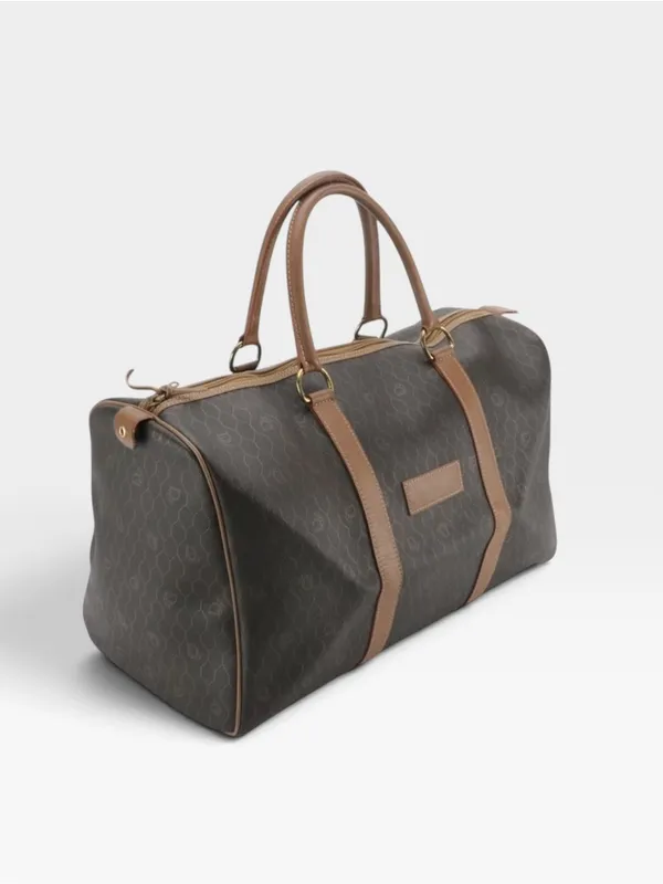 Christian Dior Honeycomb Vintage Boston Duffle Bag with COA - Image 4