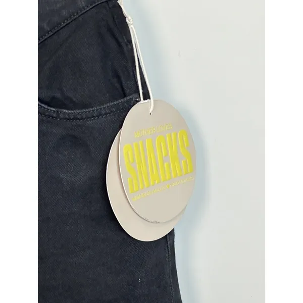 MOTHER Denim Snacks High Waisted Twizzy Skimp Jeans Womens 25 Black Smacking Good - Image 3