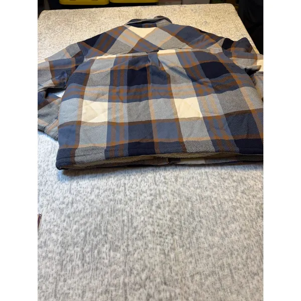 Alpine Design Women's sherpa Lined flannel Jacket Plaid Zip Front M NWT‎ - Image 6