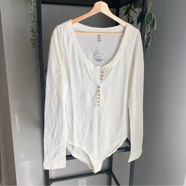NWT Free People Intimately Dylan Thermal Bodysuit - Image 3