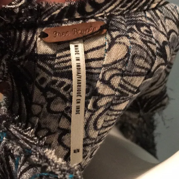 Free People one paradise stars tank pin-tucked embroidered tank triple tie back - Image 9