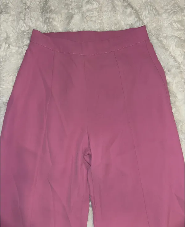 SheIn Blush Pink Pants/Slacks Petite - Image 3