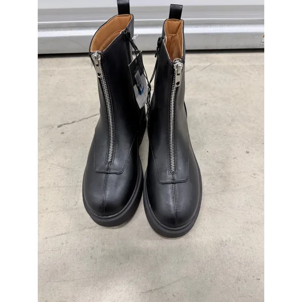Wild Fable Honor Black Front Zip Platform Ankle Boots Womens 7.5 Lug Sole NEW - Image 2
