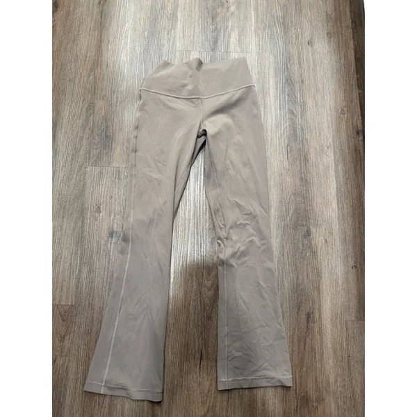 Lululemon Align High-Rise Mini-Flare Pant Taupe Brown LW5FJSS Size 6 - Image 3