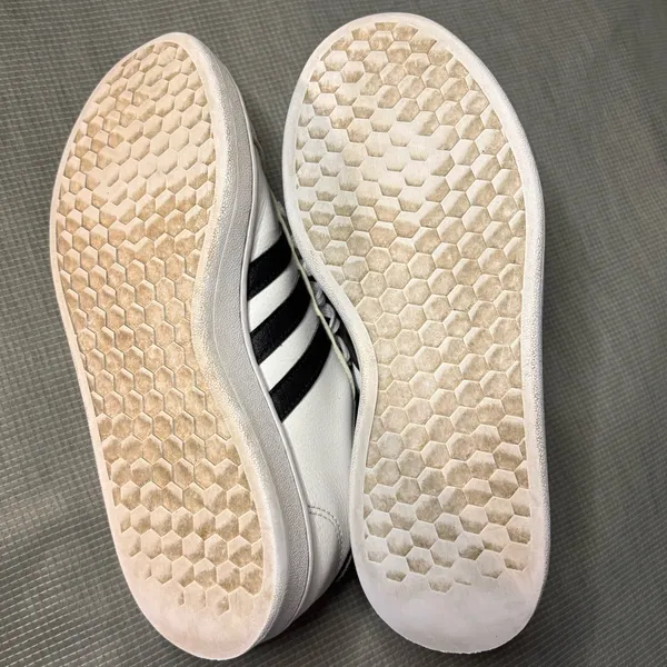 Adidas White and Gray Athletic Shoes size 6.5 - Image 8