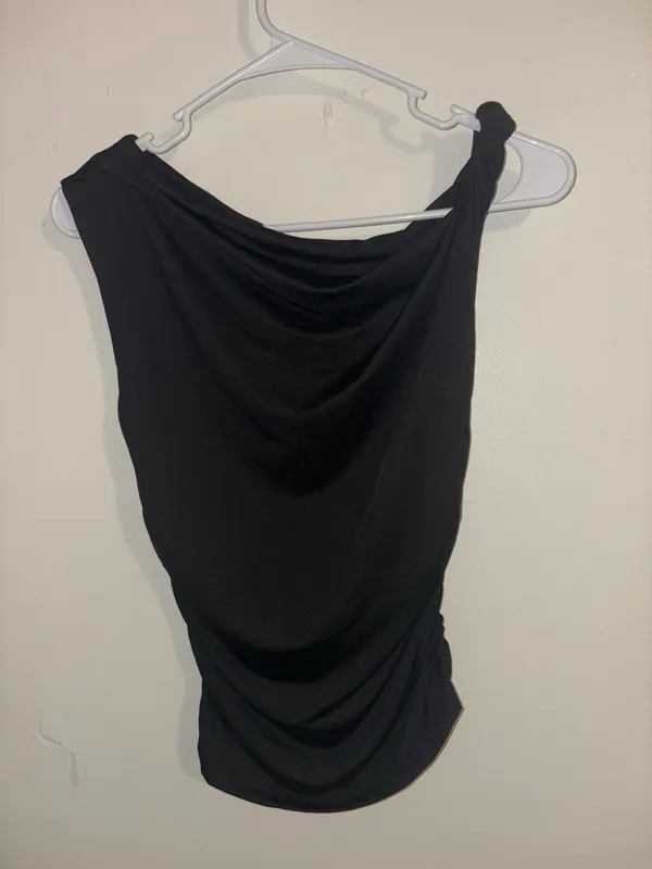 Altar'd State Annie Asymmetrical Twist Neck Tee - Image 5