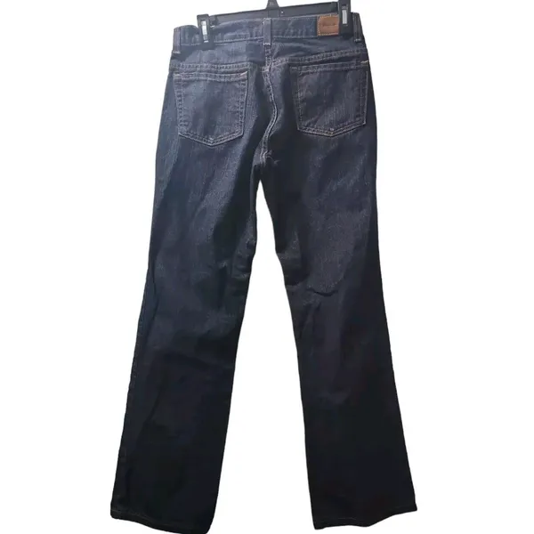 Eddie Bauer Denim Jeans Bootcut Dark Wash‎ Classic Fit Women's Size - Image 2