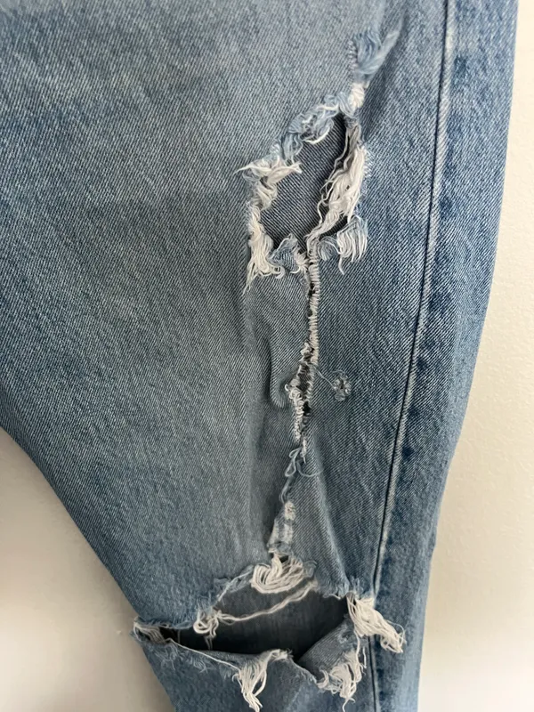 Levi's Wedgie Straight Distressed - Image 6