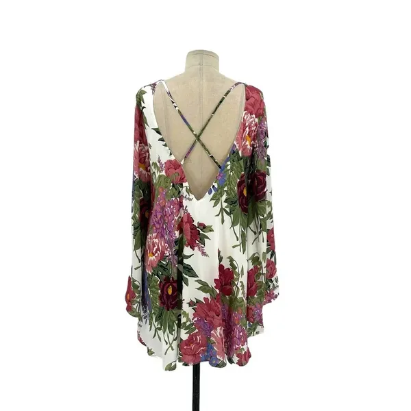 Show Me Your Mumu Joni Flow Dress Duchess Darling White Floral Size Medium‎ - Image 5