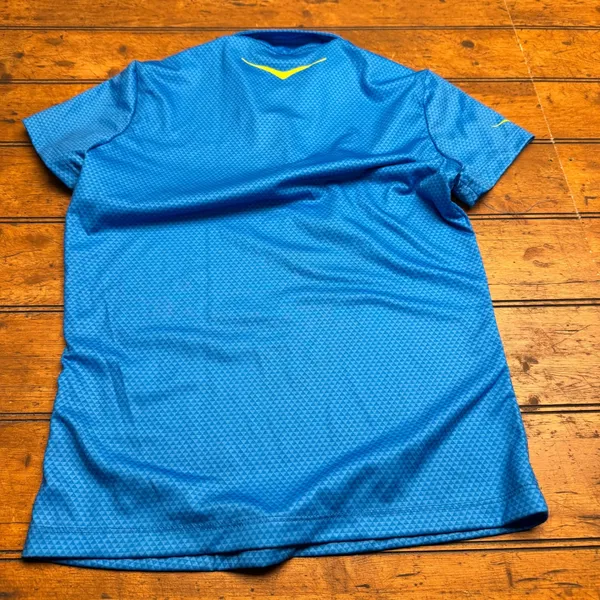 Hoka‎ One One Womens Blue Athletic Golf Polo Shirt Short Sleeve Size S P - Image 5