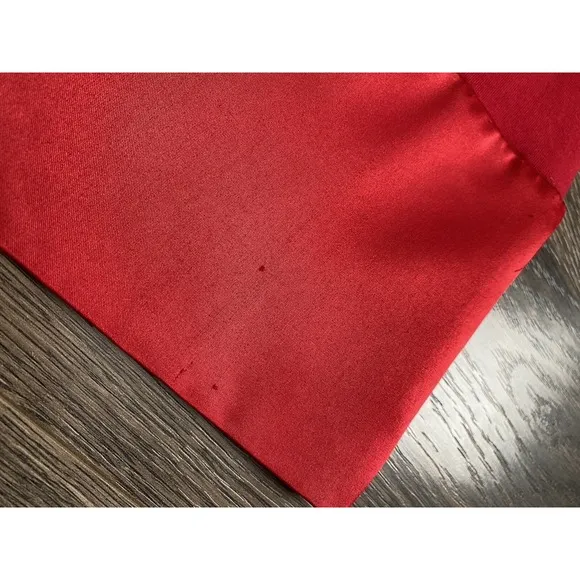 Womens‎ Jonden Short Sleeve Jewel Neck Satin Bottom Short Sleeve Red Size S - Image 7