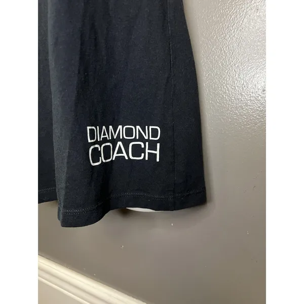 Beachbody Shirt Womens Medium Black Diamond Coach Graphic Fitness Tee Gym - Image 4